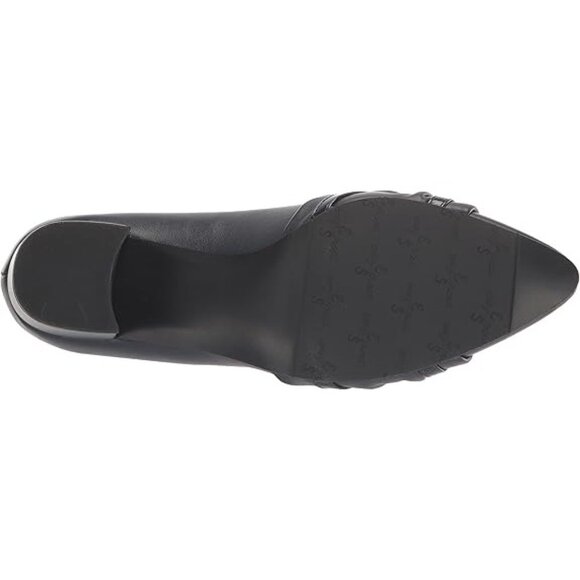 Easy Street Women's Millie Block Heel Pumps - Navy - Picture 4 of 6